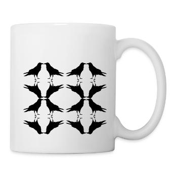 Raben - Tasse - Weiß - Rechts