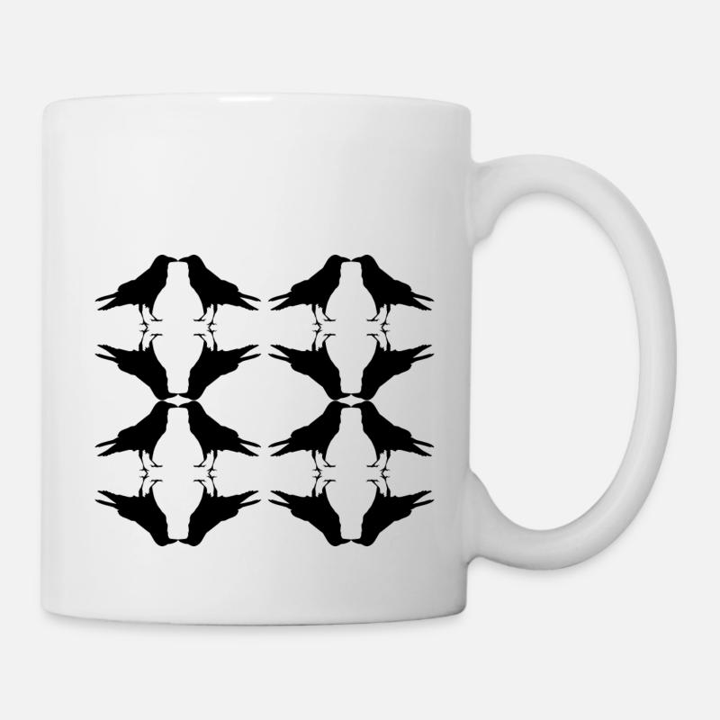 Raben - Tasse - Weiß