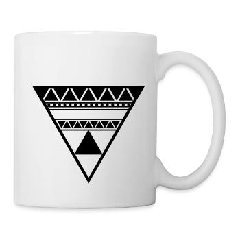 Dreieck - Tasse - Weiß - Rechts
