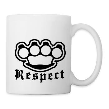 respect__f1 - Tasse - Weiß - Rechts