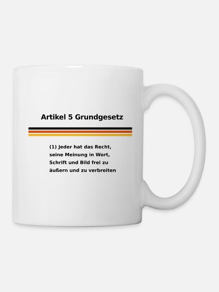 Article 5 GG - Mug - white