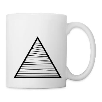 Dreieck - Tasse - Weiß - Rechts