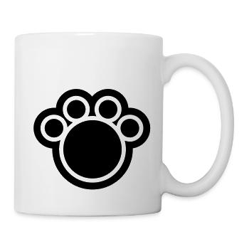 pfote_cute__f1 - Tasse - Weiß - Rechts