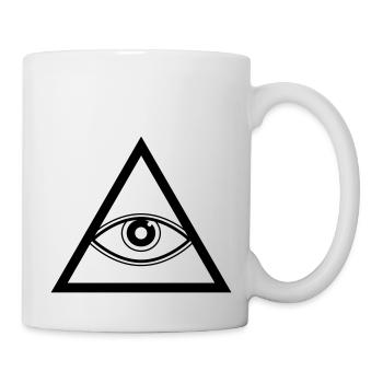 Dreieck - Tasse - Weiß - Rechts