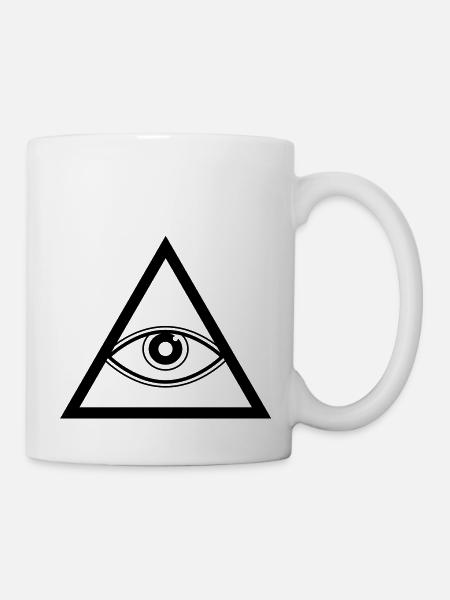 Dreieck - Tasse - Weiß