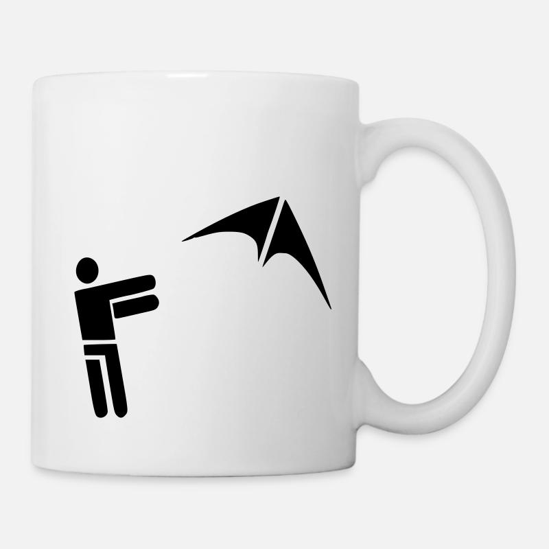 Drachenflieger - Tasse - Weiß