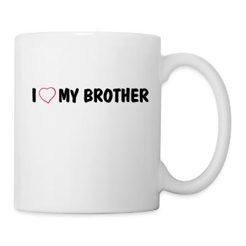 I love my brother - Mug - white - Right