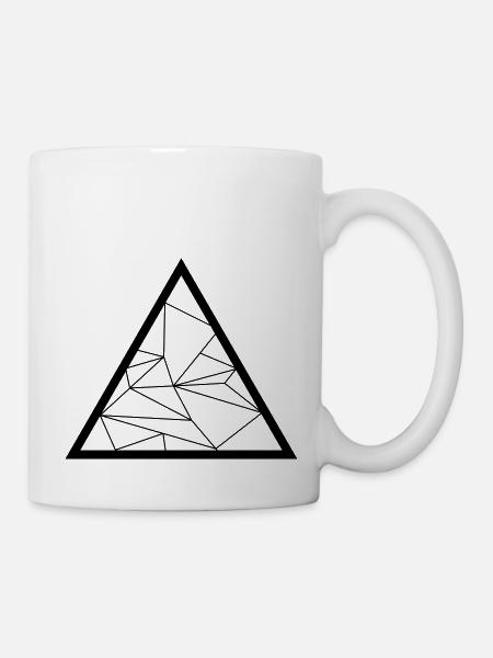 Triangle - Mug - white