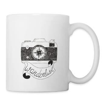 Kompass-Kamera in Fotografengeschenk - Tasse - Weiß - Rechts