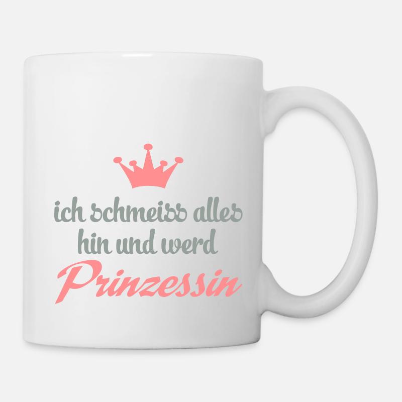 prinzessin - Tasse - Weiß