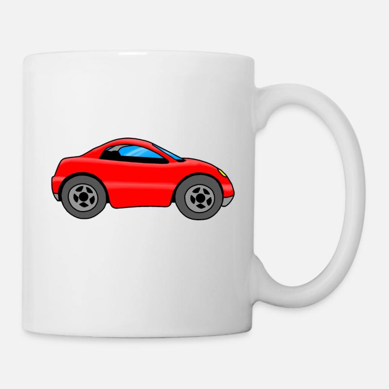 Car children, red car - Mug - white