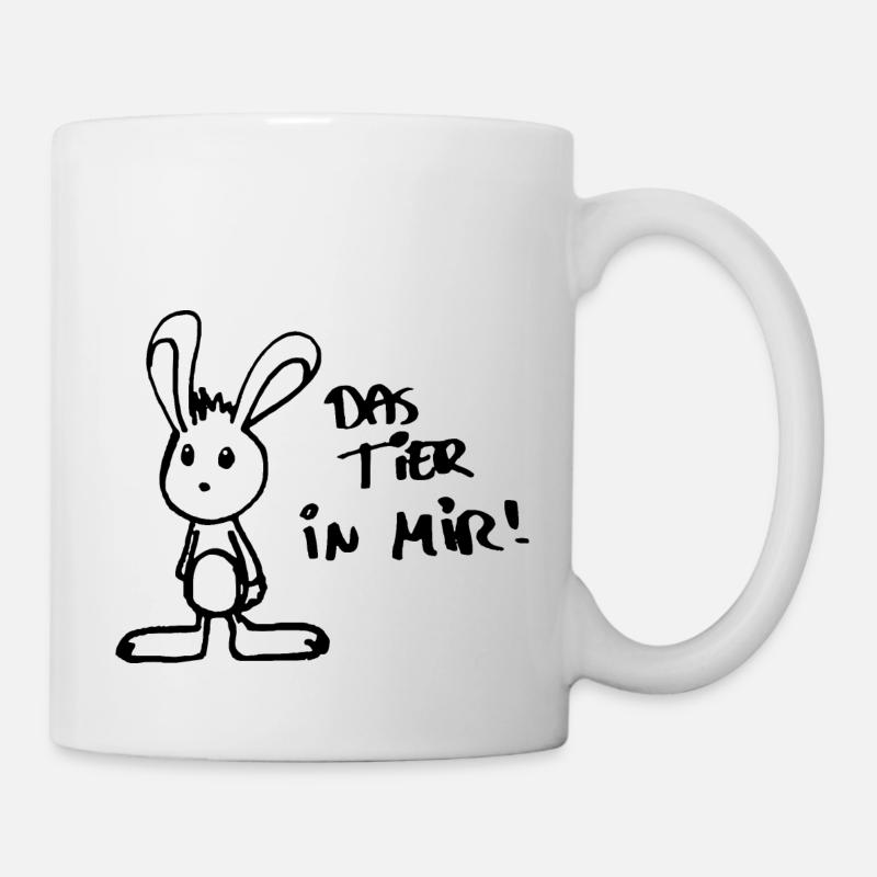 L'animal en moi - Mug blanc - blanc