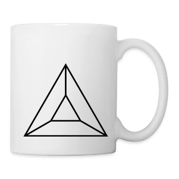Dreieck 1 - Tasse - Weiß - Rechts