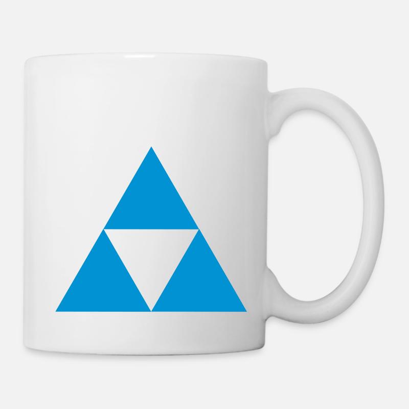 dreieck elemet kreis vier icon hut geometrie Mathe - Tasse - Weiß