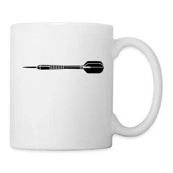 Dartpfeil Sport Dart Darts Dartpfeile dart - Tasse - Weiß - Rechts