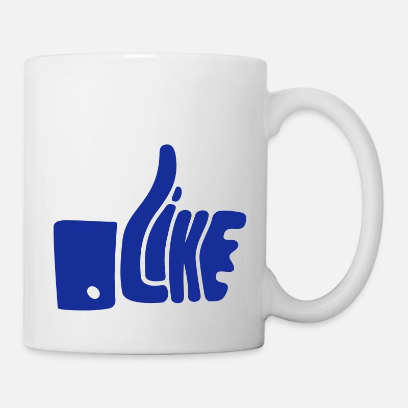Like - Tasse - Weiß