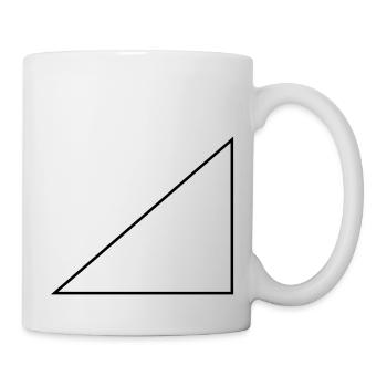Triangle / / RW / / frame - Mug - white - Right