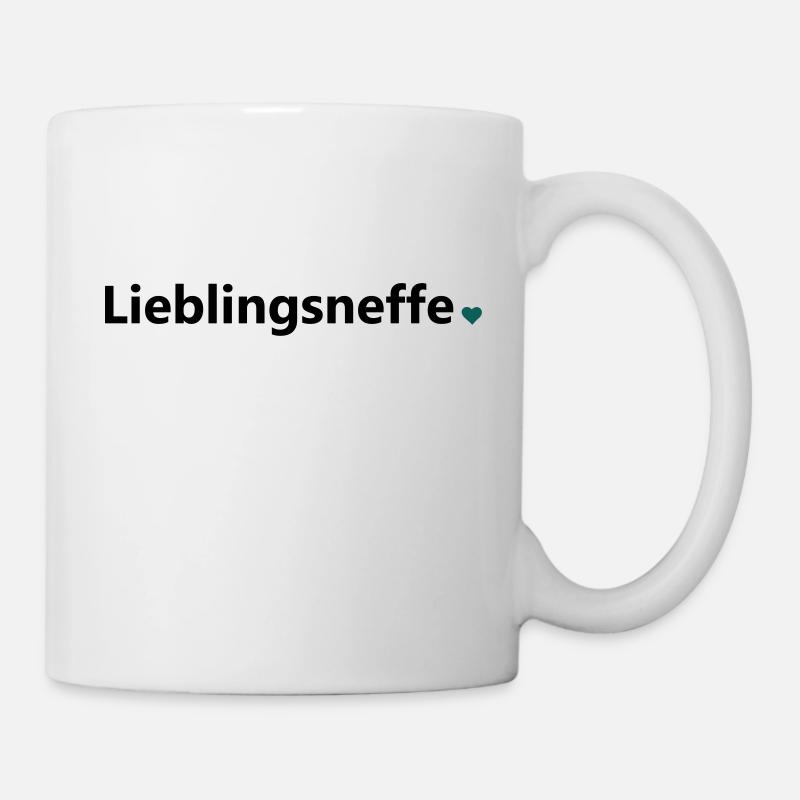 Lieblingsneffe bester Neffe Welt Spruch Geschenk - Tasse - Weiß