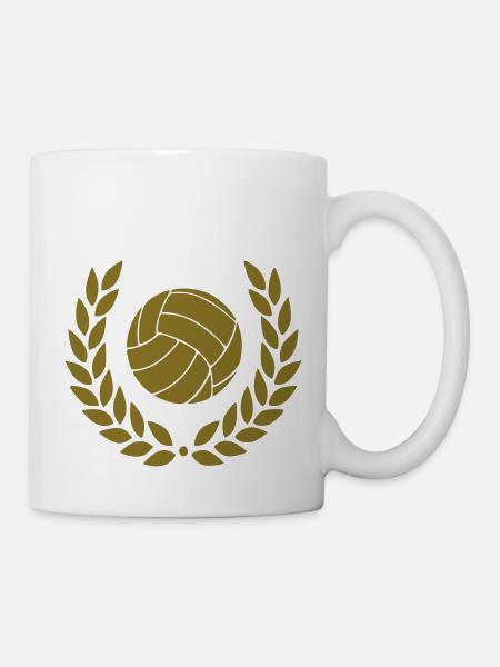Volleyball - Tasse - Weiß