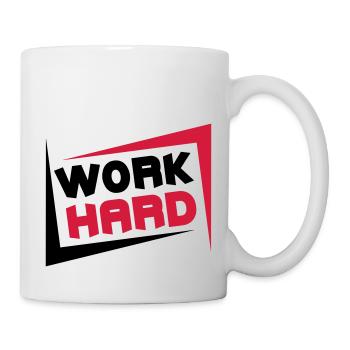 Work Hard - Mug - white - Right