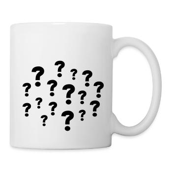 Question Marks - Tasse - Weiß - Rechts