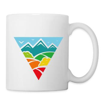 Farbfelder - Tasse - Weiß - Rechts