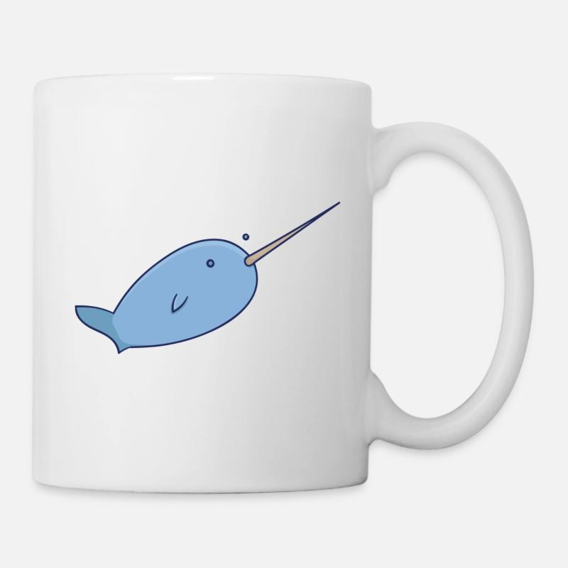 Squishy Narwhal - Tasse - Weiß