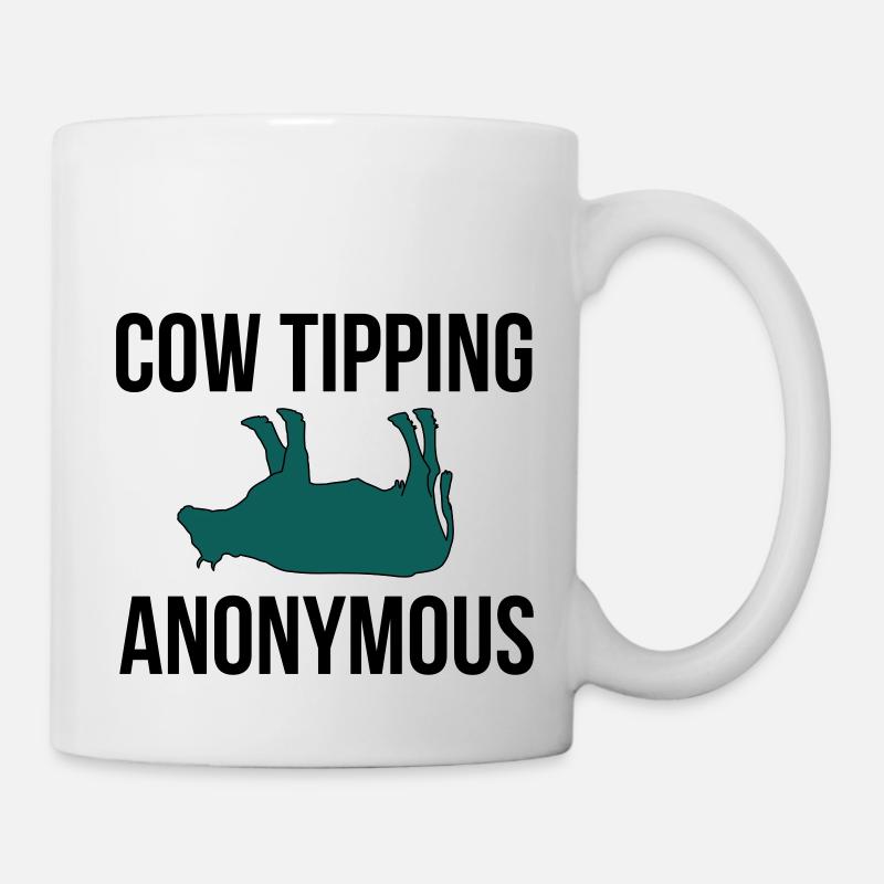 Cow Tipping Anonymous - Mug blanc - blanc