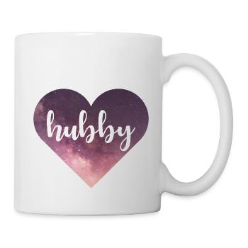 Hubby Galaxy Herz - Tasse - Weiß - Rechts