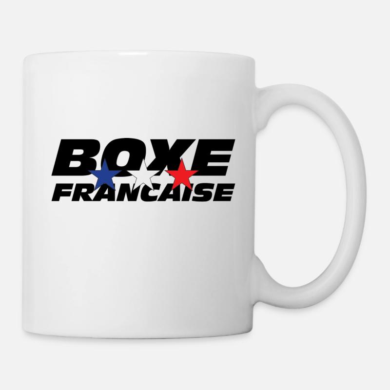 Boxen Francaise - Tasse - Weiß