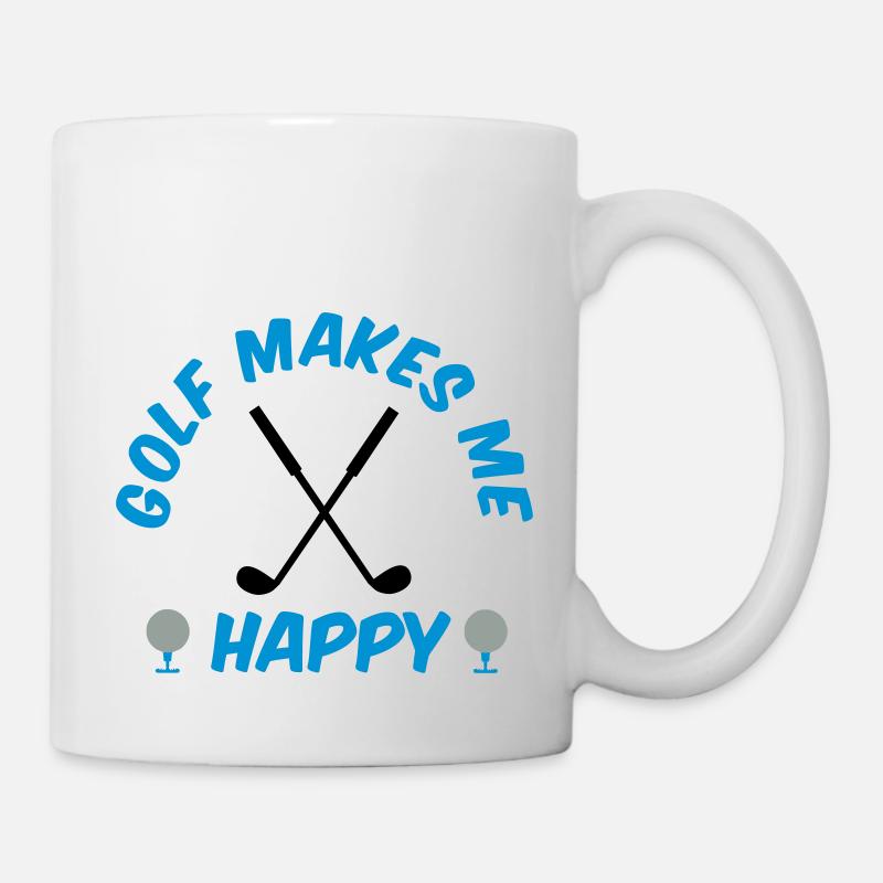 golf - Tasse - Weiß