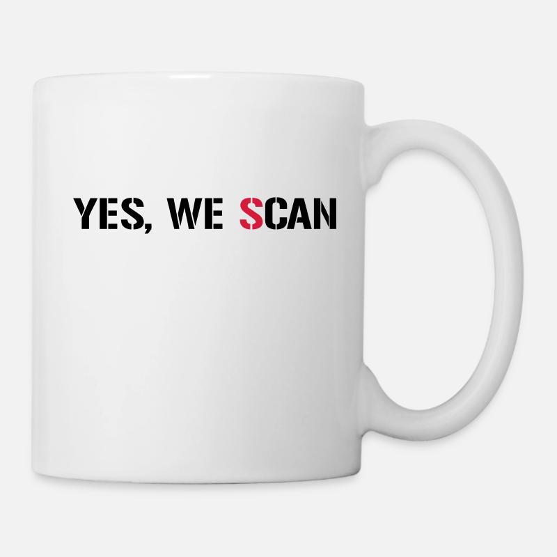 Yes, We Scan NSA PRISM - Tasse - Weiß