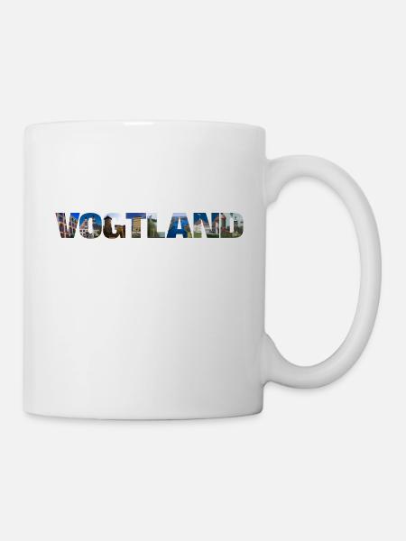 Vogtland Sachsen Urlaub - Tasse - Weiß