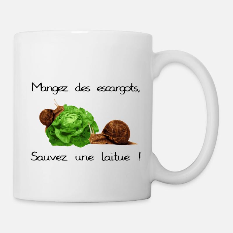 Escargots - Mug blanc - blanc