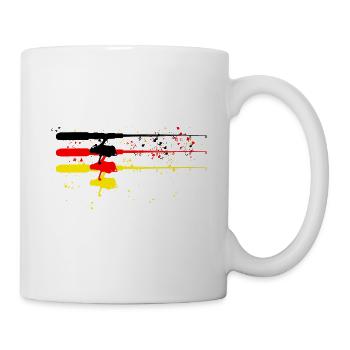 Angeln Deutschland - Tasse - Weiß - Rechts