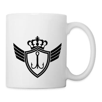 Fishhook Blazon - Mug blanc - blanc - Droite