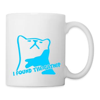 Cat Shirt • Purring Cat • Gift - Mug - white - Right