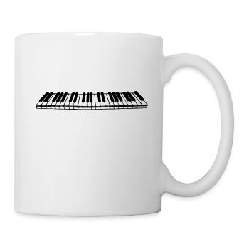 Keyboard - Tasse - Weiß - Rechts