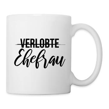Wedding bachelorette party fiancee wife - Mug - white - Right