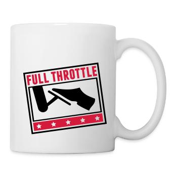full_throttle_pi2 - Tasse - Weiß - Rechts