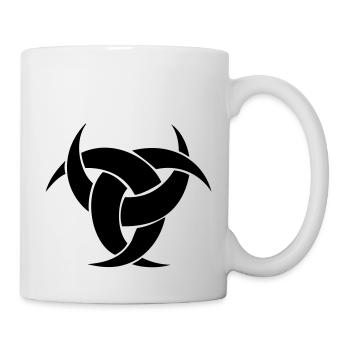Dreifaches Horn von Odin Driking Horn - Tasse - Weiß - Rechts