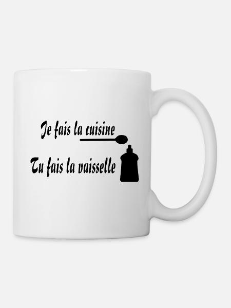 cuisine vaisselle - Mug blanc - blanc