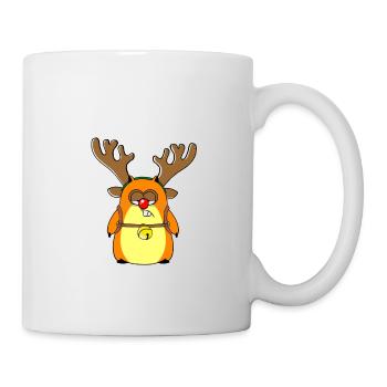 Rentier war aus (whiteline) - Tasse - Weiß - Rechts