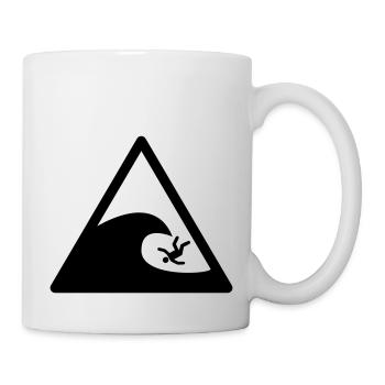 Tsunami, Unfall - Tasse - Weiß - Rechts