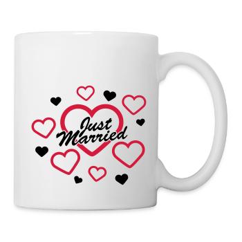 Just Married Design - Tasse - Weiß - Rechts