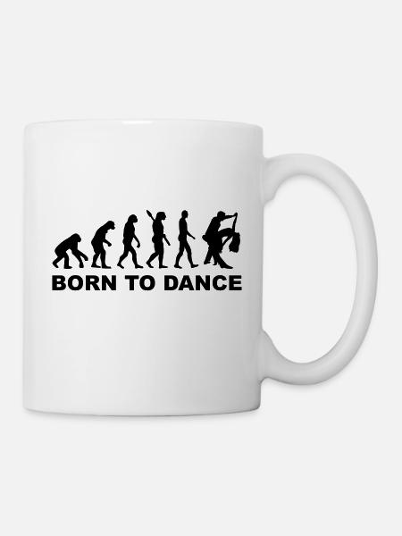 Évolution Danser - Mug blanc - blanc