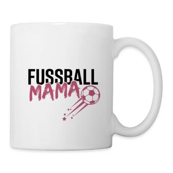 Fußball Mama Fan Geschenk - Tasse - Weiß - Rechts