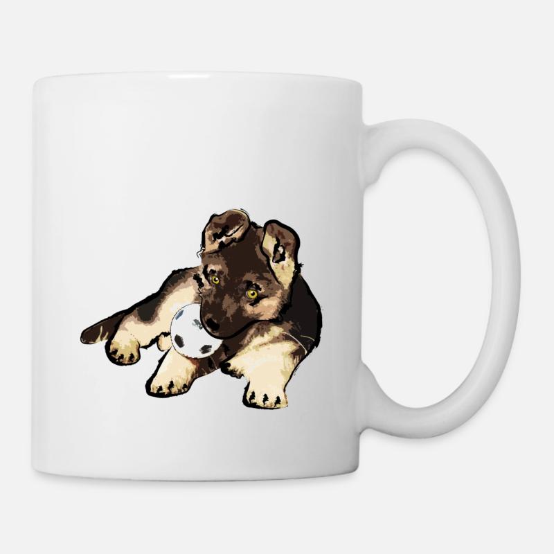L.I.P Chiot Berger Allemand - Mug blanc - blanc