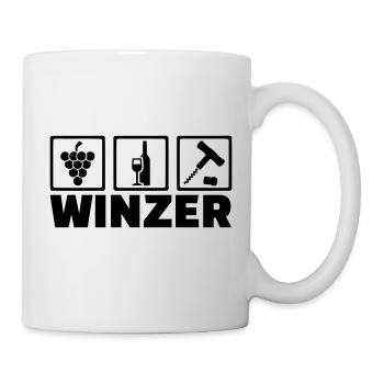 Winzer - Tasse - Weiß - Rechts