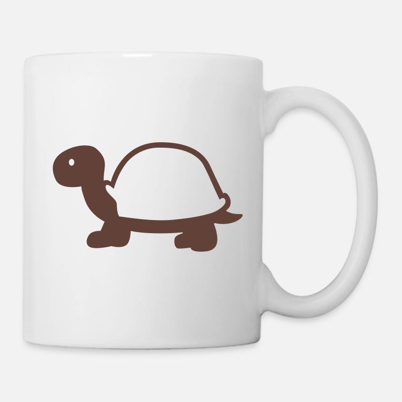 Schildkröte - Tasse - Weiß